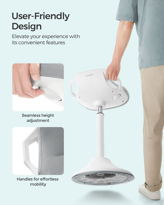 Standing Desk Stool | Adjustable Height Sit-Stand Chair