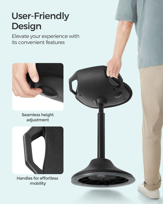 Standing Desk Stool | Adjustable Height Sit-Stand Chair