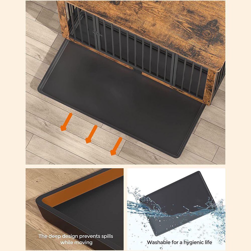 Furniture Dog Crate | Kennel With Side Table Design