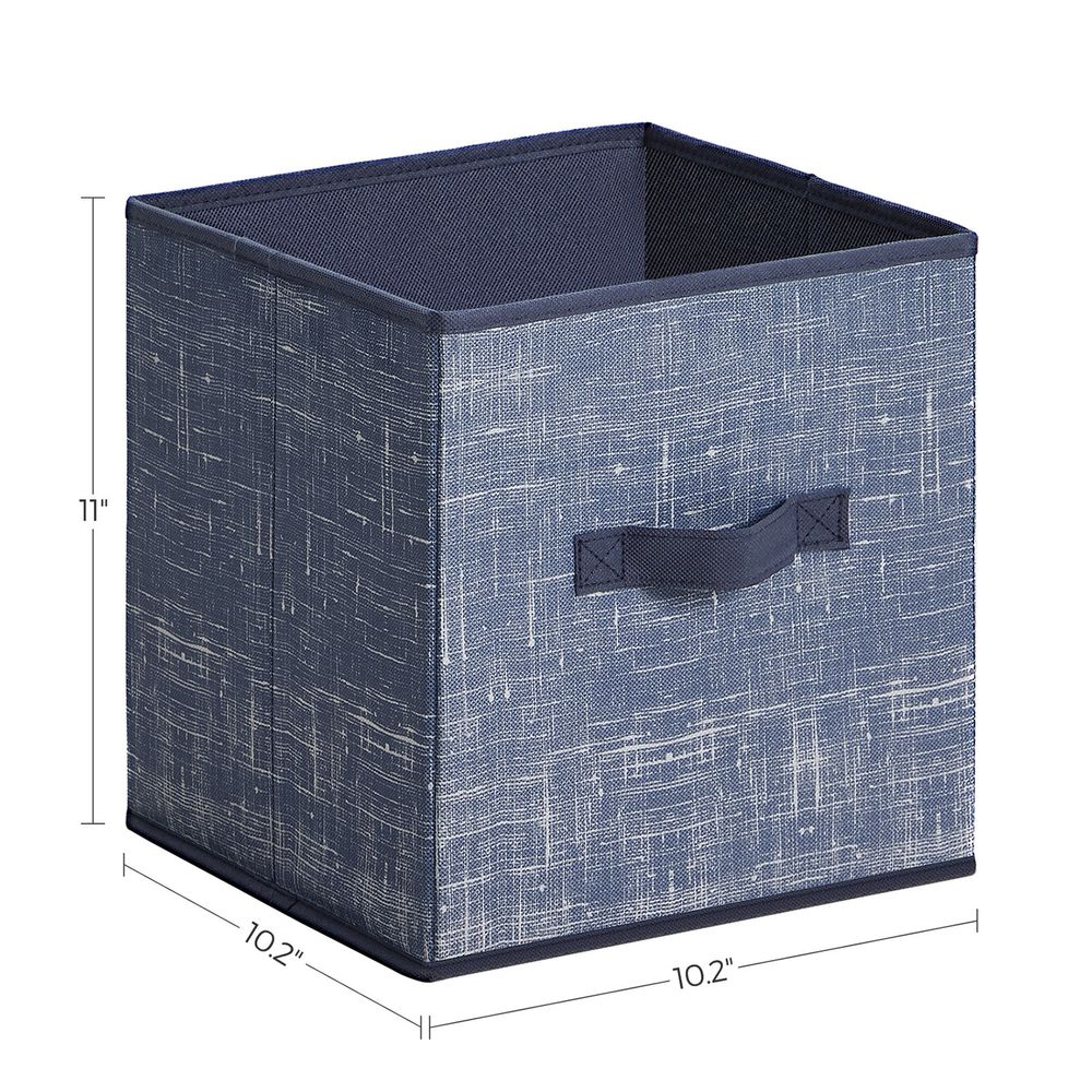 Fabric Storage Cubes | Set of 6 Foldable Storage Bins