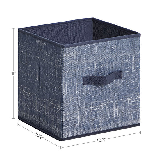 Fabric Storage Cubes | Set of 6 Foldable Storage Bins