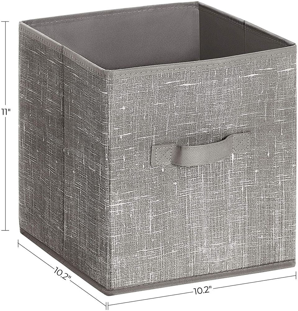 Fabric Storage Cubes | Set of 6 Foldable Storage Bins