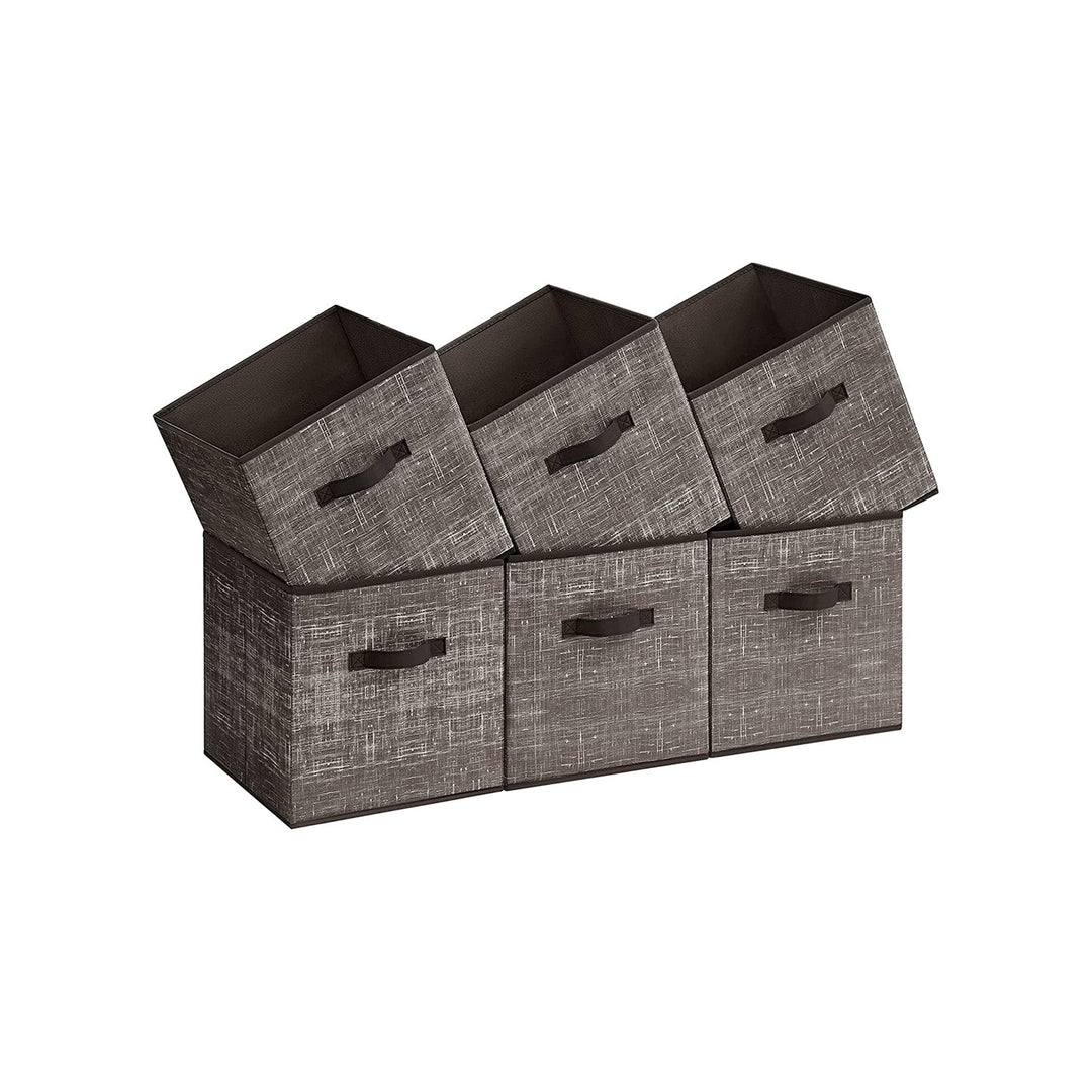 Fabric Storage Cubes | Set of 6 Foldable Storage Bins
