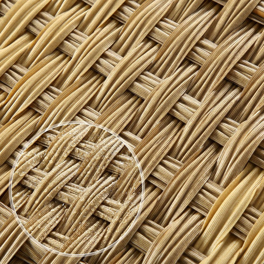 Large Storage Basket With Lid | Woven Hamper For Blankets