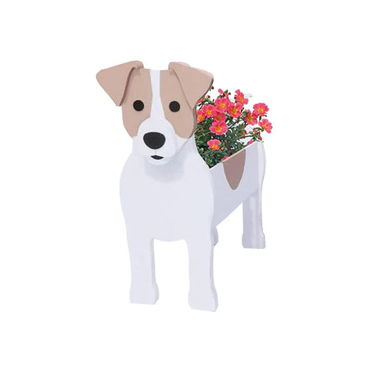 Dog-Shaped Planter | Novelty Indoor Outdoor Plant Pot