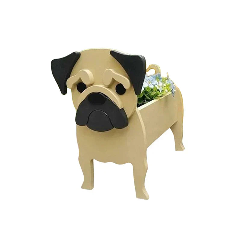 Dog-Shaped Planter | Novelty Indoor Outdoor Plant Pot