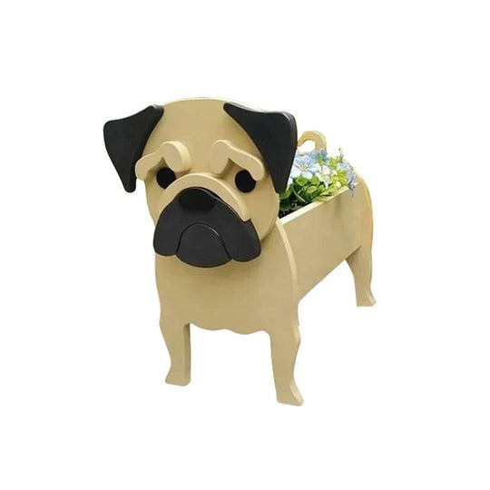 Dog-Shaped Planter | Novelty Indoor Outdoor Plant Pot
