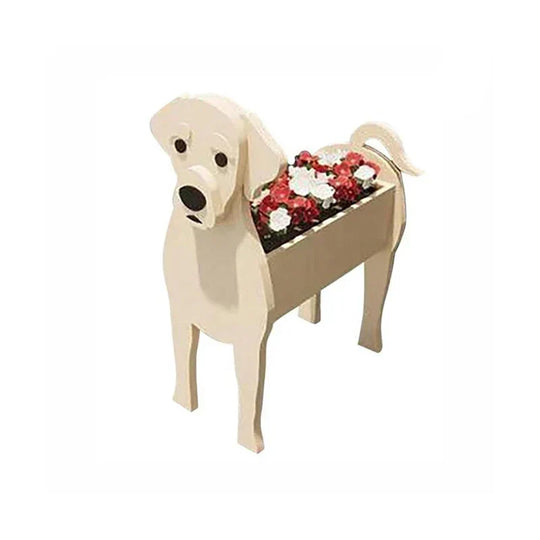 Dog-Shaped Planter | Novelty Indoor Outdoor Plant Pot