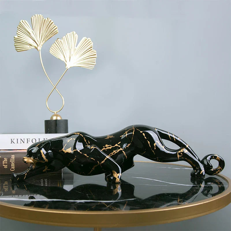 Jaguar Statue | Decorative Stone Sculpture