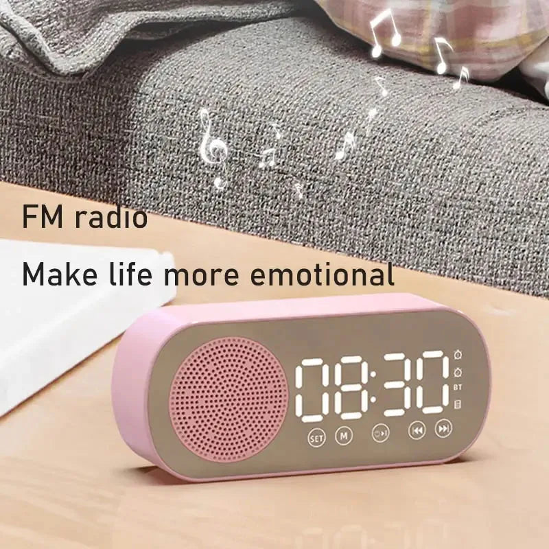 Digital Alarm Clock | Bluetooth Speaker with FM Radio