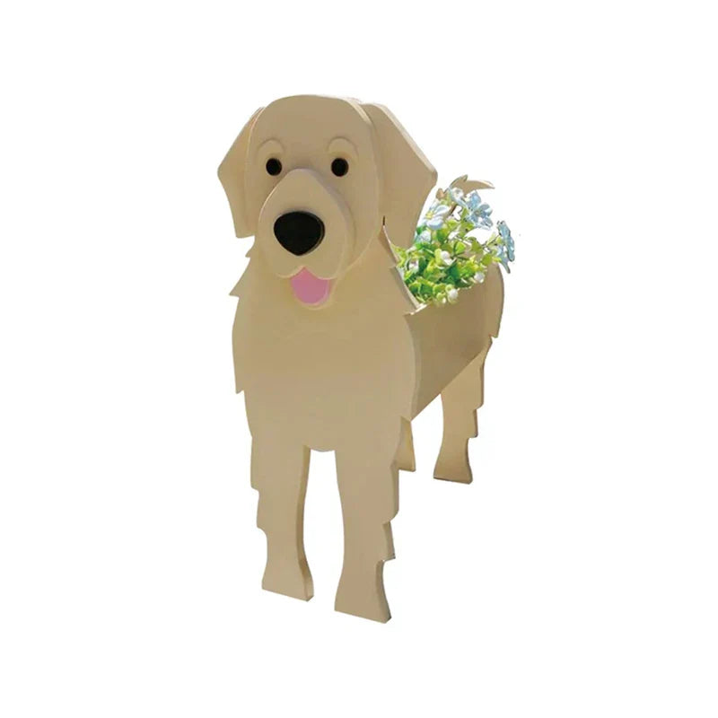 Dog-Shaped Planter | Novelty Indoor Outdoor Plant Pot