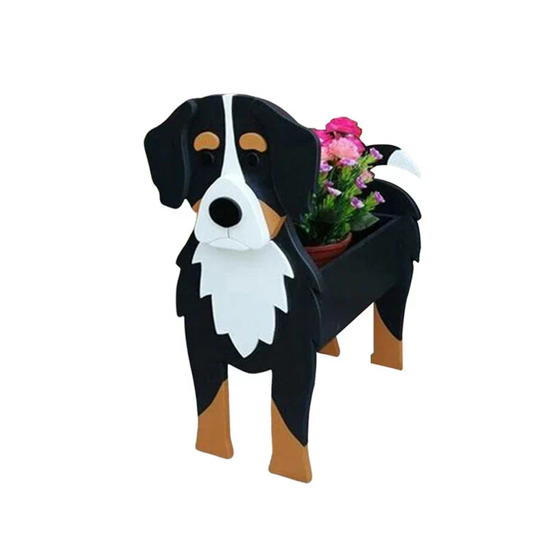 Dog-Shaped Planter | Novelty Indoor Outdoor Plant Pot