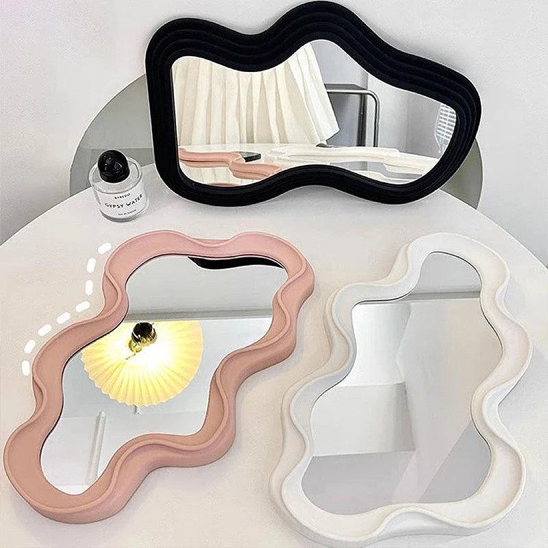 Cloud-Shaped Wall Mirror | Freeform Decorative Mirror