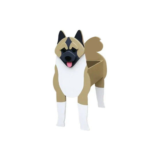 Dog-Shaped Planter | Novelty Indoor Outdoor Plant Pot