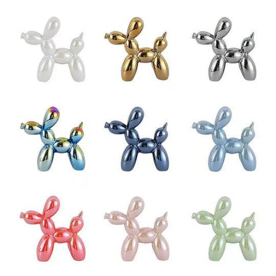 Balloon Dog Sculpture | Modern Ceramic Tabletop Figurine