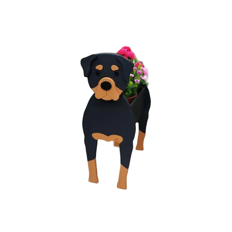 Dog-Shaped Planter | Novelty Indoor Outdoor Plant Pot