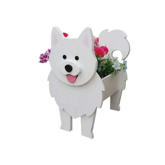 Dog-Shaped Planter | Novelty Indoor Outdoor Plant Pot
