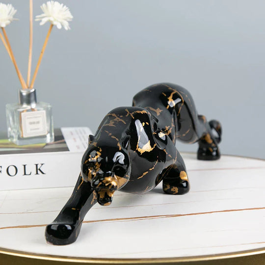 Jaguar Statue | Decorative Stone Sculpture