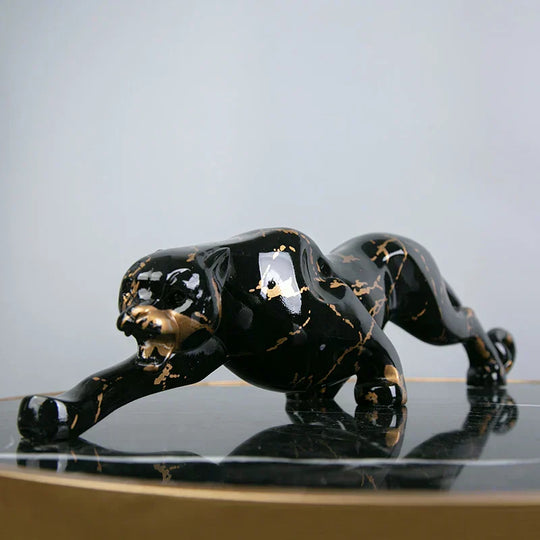 Jaguar Statue | Decorative Stone Sculpture