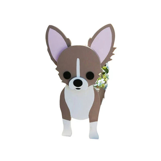 Dog-Shaped Planter | Novelty Indoor Outdoor Plant Pot