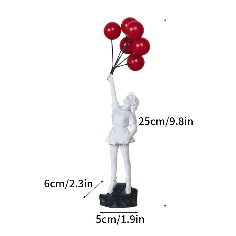 Flower Thrower Statue | Pop Art Figurine