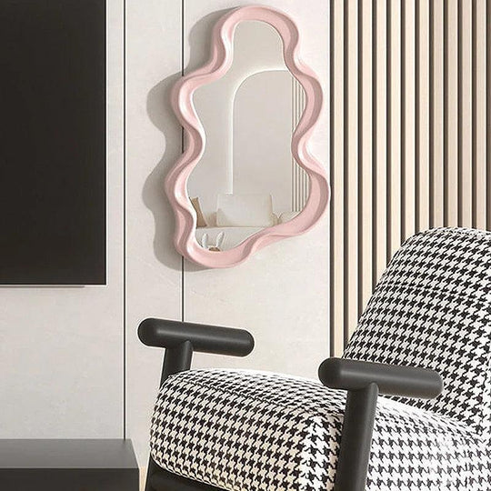 Cloud-Shaped Wall Mirror | Freeform Decorative Mirror