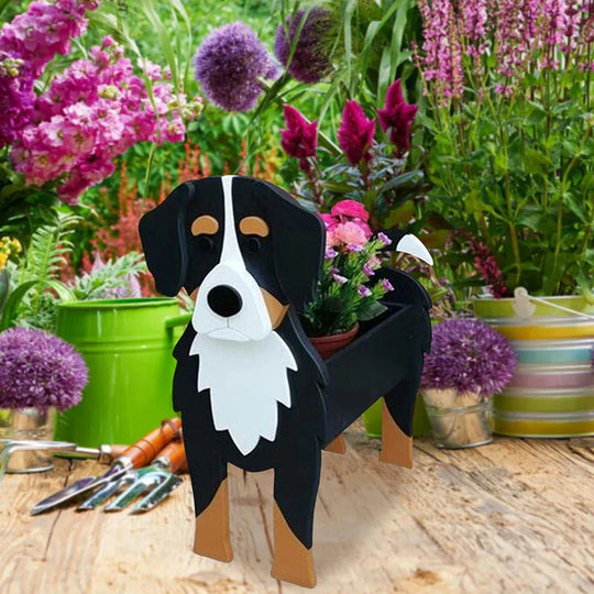 Dog-Shaped Planter | Novelty Indoor Outdoor Plant Pot