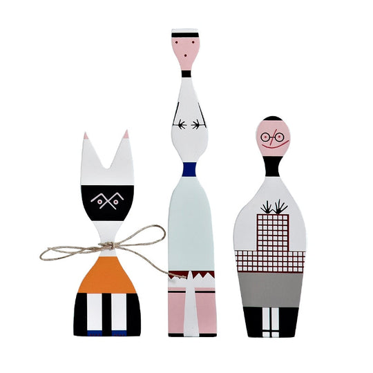 Wooden Character Figures | Decorative Tabletop Statuettes