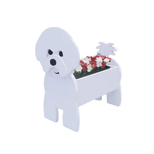 Dog-Shaped Planter | Novelty Indoor Outdoor Plant Pot