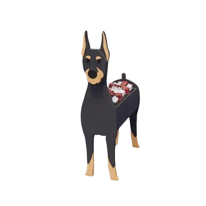 Dog-Shaped Planter | Novelty Indoor Outdoor Plant Pot