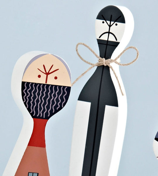 Wooden Character Figures | Decorative Tabletop Statuettes