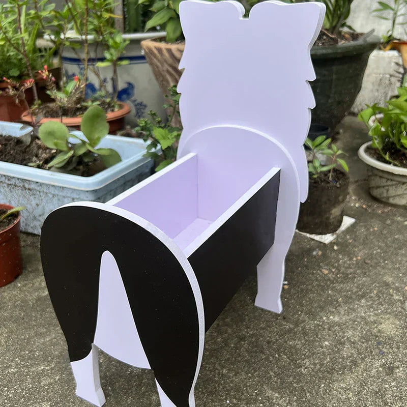 Dog-Shaped Planter | Novelty Indoor Outdoor Plant Pot
