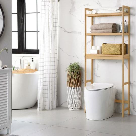 Over-the-Toilet Storage Rack | 3-Tier Bathroom Organizer