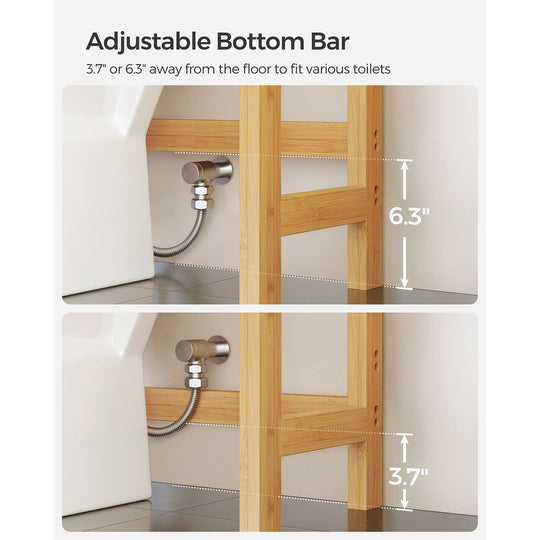 Over-the-Toilet Storage Rack | 3-Tier Bathroom Organizer