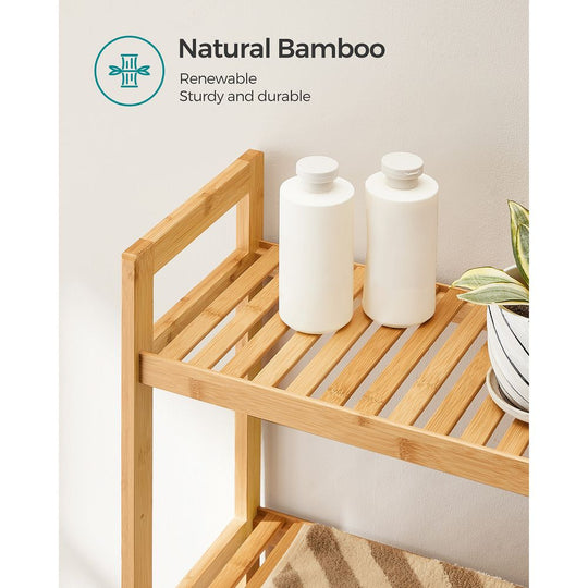 Over The Toilet Storage Shelf | Three Tier Bathroom Organizer