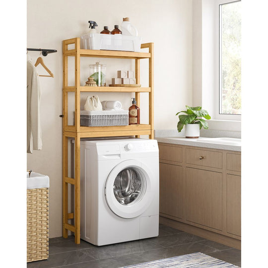 Over The Toilet Storage Shelf | Three Tier Bathroom Organizer