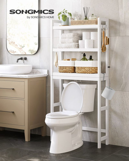 Over-the-Toilet Storage Rack | 3-Tier Bathroom Organizer