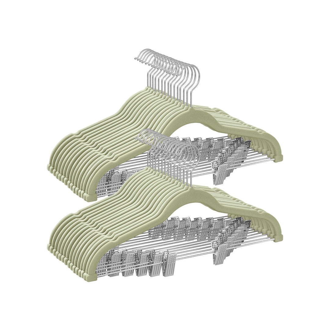 Velvet Pants Hangers | Adjustable Clips For Skirts And Trousers