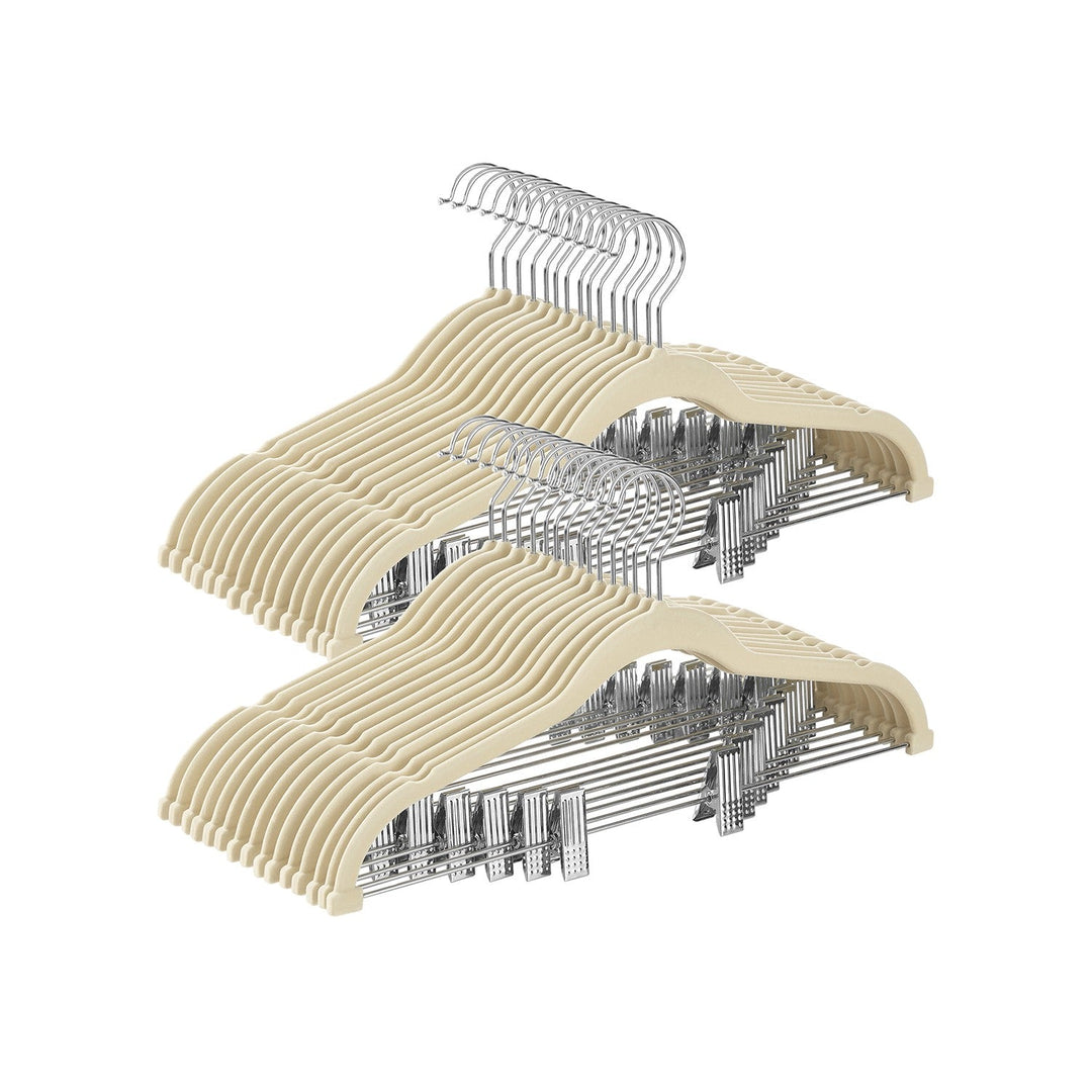 Velvet Pants Hangers | Adjustable Clips For Skirts And Trousers