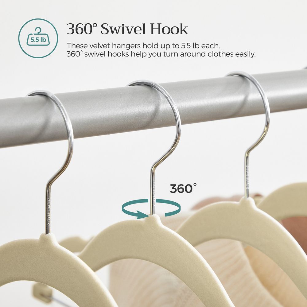 Velvet Pants Hangers | Adjustable Clips For Skirts And Trousers