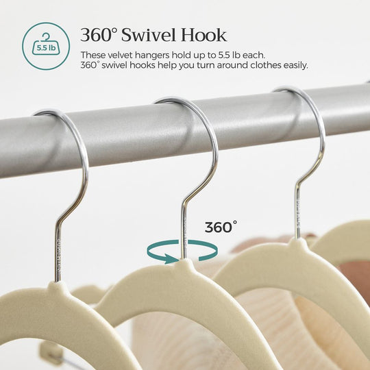 Velvet Pants Hangers | Adjustable Clips For Skirts And Trousers