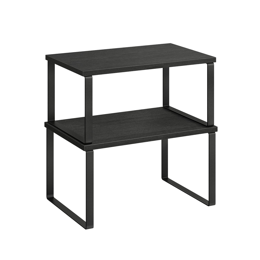 Cabinet Counter Shelves | Set of 2 Kitchen Storage Organizers