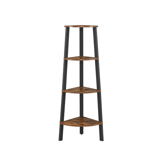 Corner Shelf Stand | 4-Tier Floor Storage Shelving
