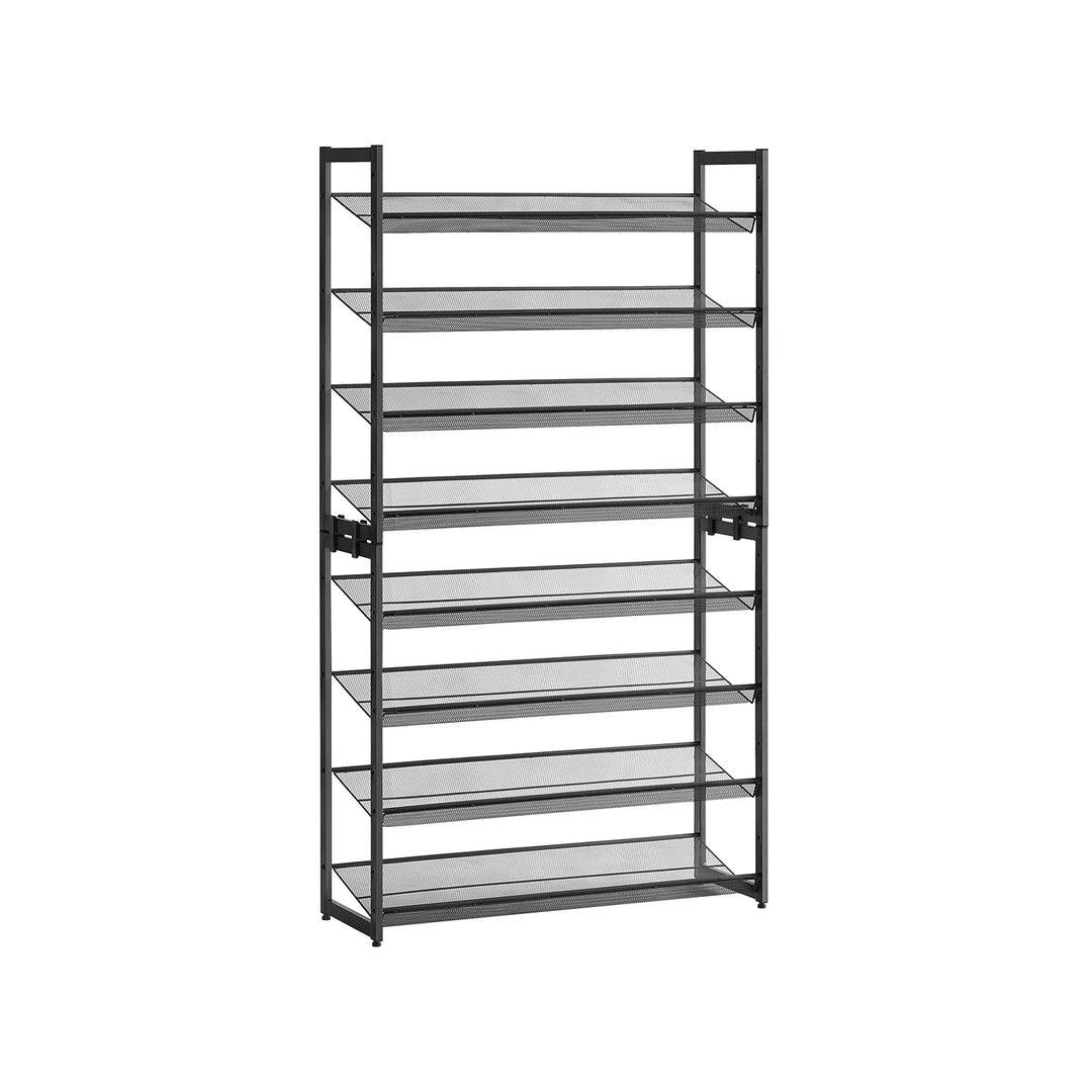 Eight Tier Shoe Rack | Metal Organizer For Large Collections