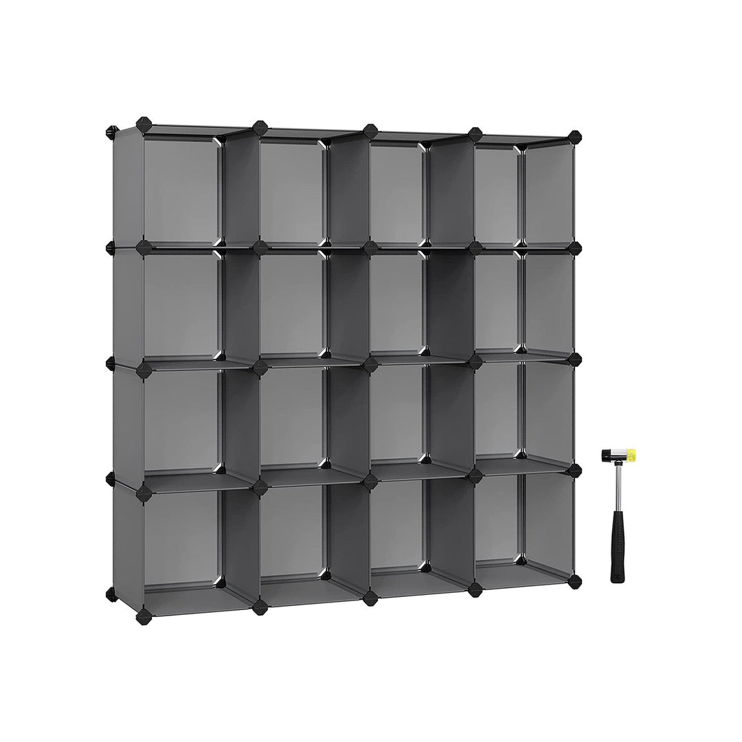 Modular Cube Storage Organizer | DIY Plastic Shelving Unit