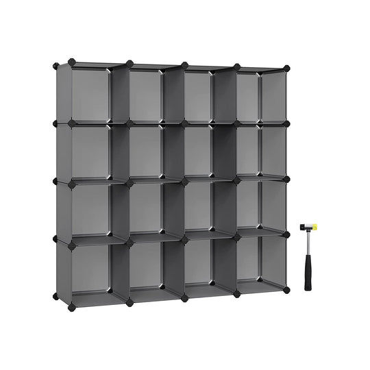 Modular Cube Storage Organizer | DIY Plastic Shelving Unit
