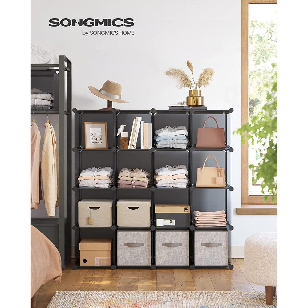 Modular Cube Storage Organizer | DIY Plastic Shelving Unit