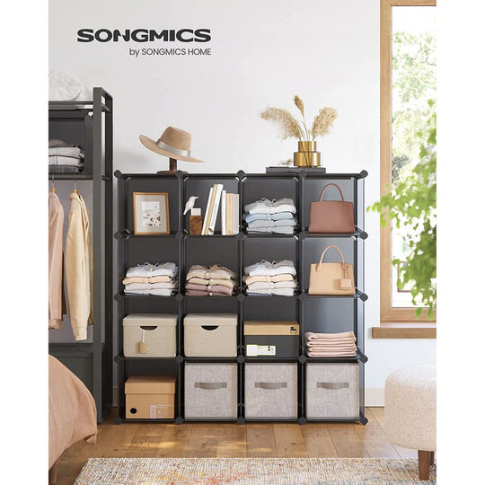 Modular Cube Storage Organizer | DIY Plastic Shelving Unit