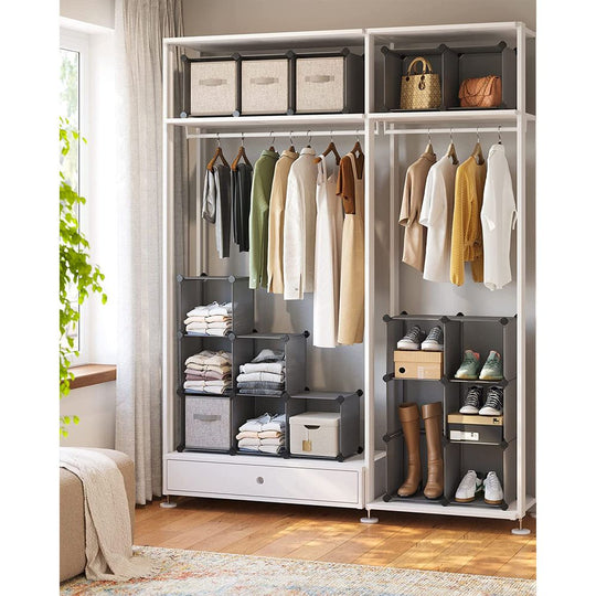 Modular Cube Storage Organizer | DIY Plastic Shelving Unit