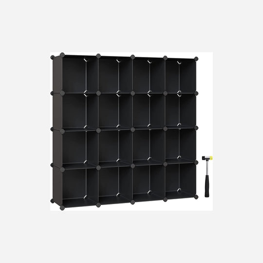 Modular Cube Storage Organizer | DIY Plastic Shelving Unit